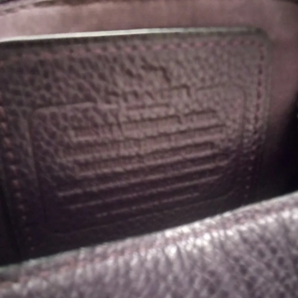 Coach Purple Pebbled Leather Harley Hobo Bag & Small Wistlit - Picture 6 of 8